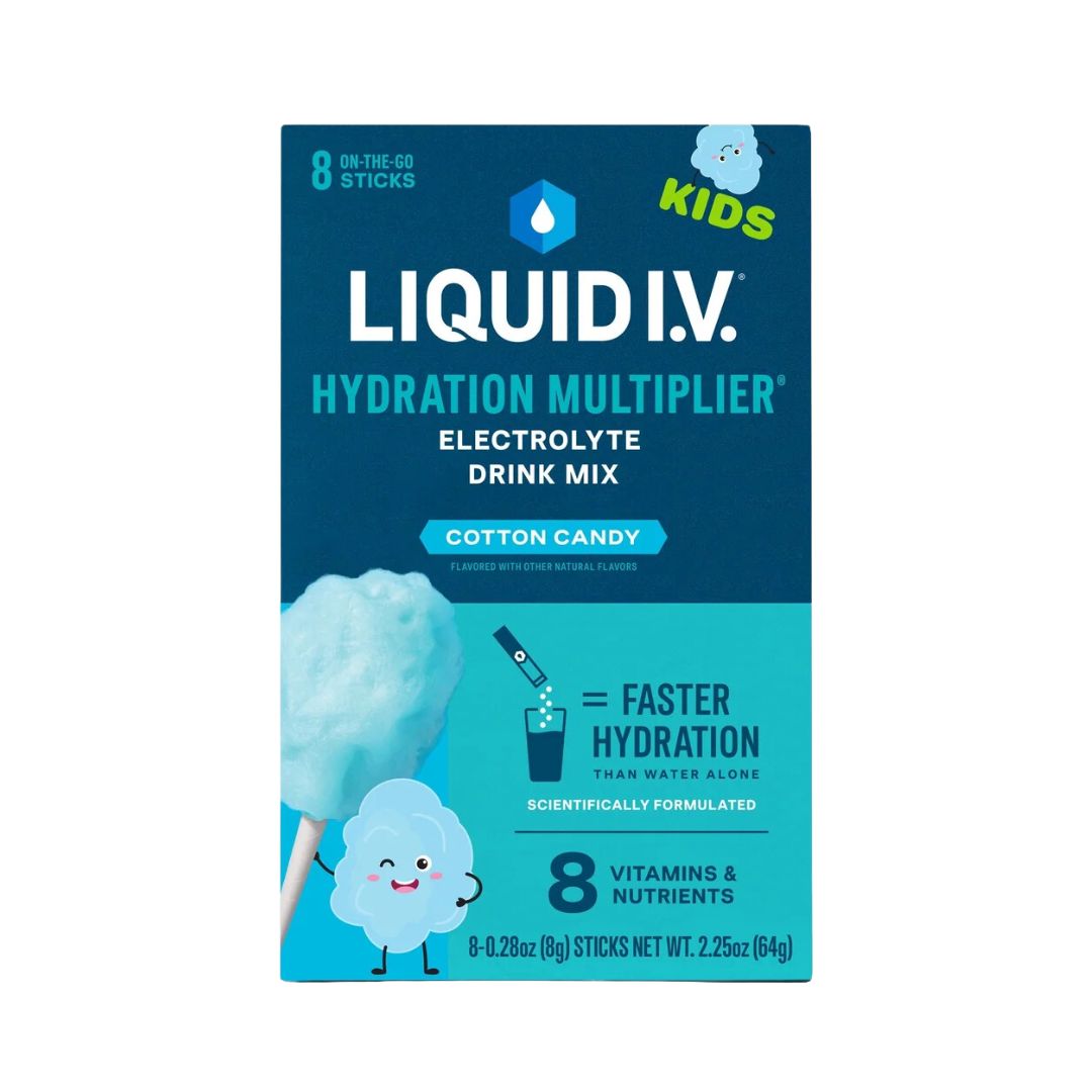 LIQUID I.V. Hydration Multiplier Kids Drink Mix – Cotton Candy