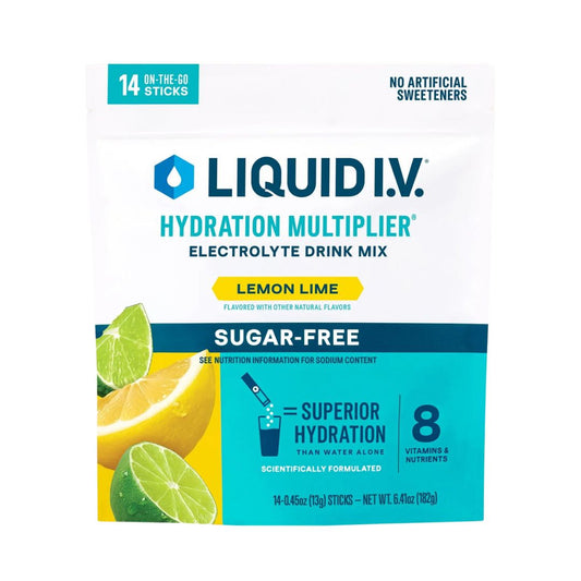 LIQUID I.V. Hydration Multiplier Sugar-Free Drink Mix – Lemon Lime