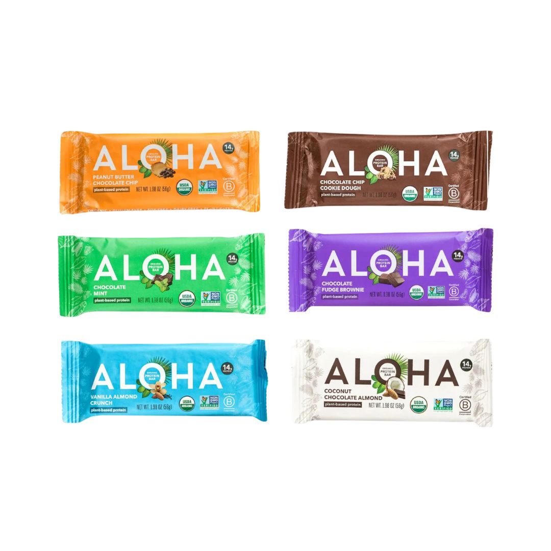 ALOHA Protein Bar – Variety Pack