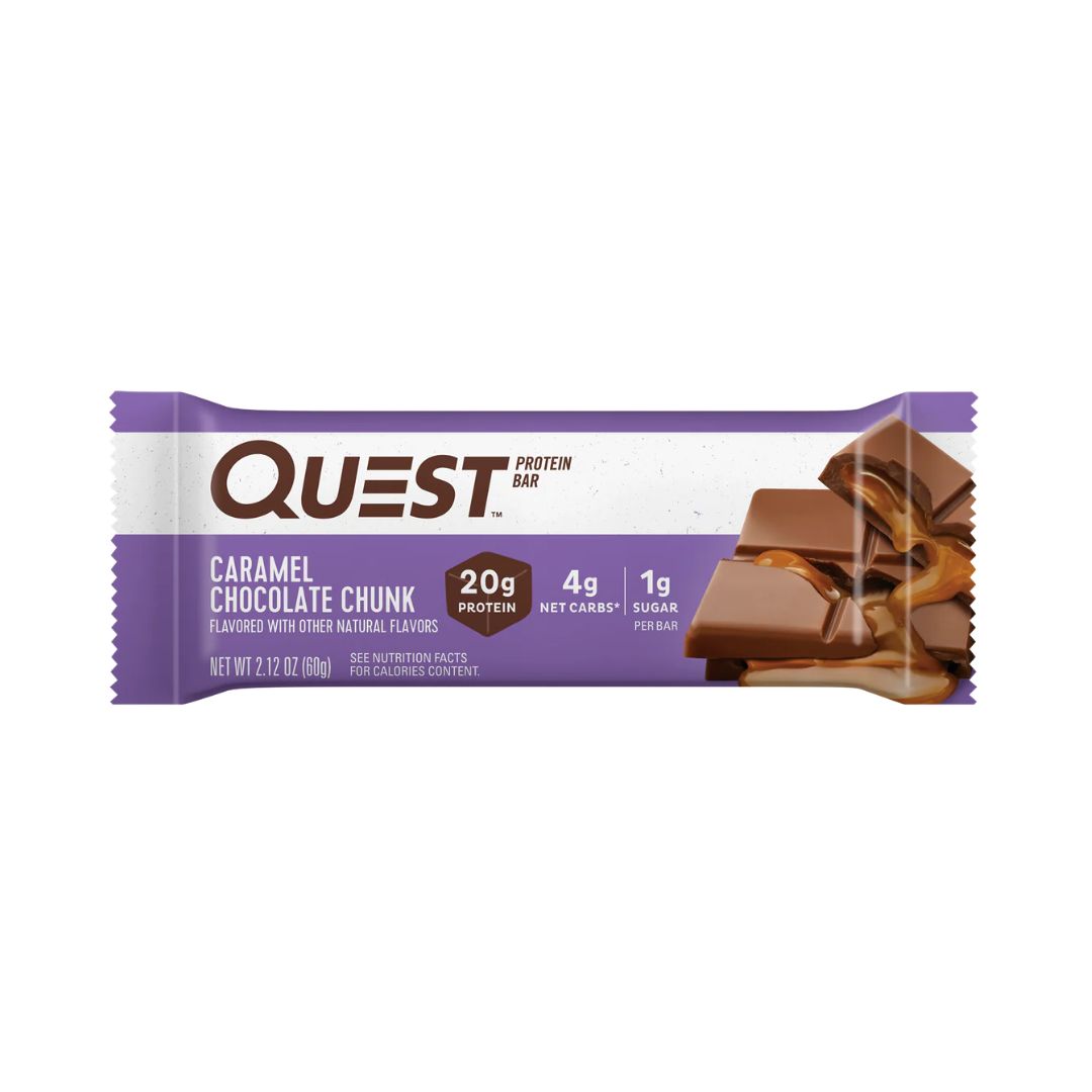 QUEST NUTRITION Protein Bar – Caramel Chocolate Chunk