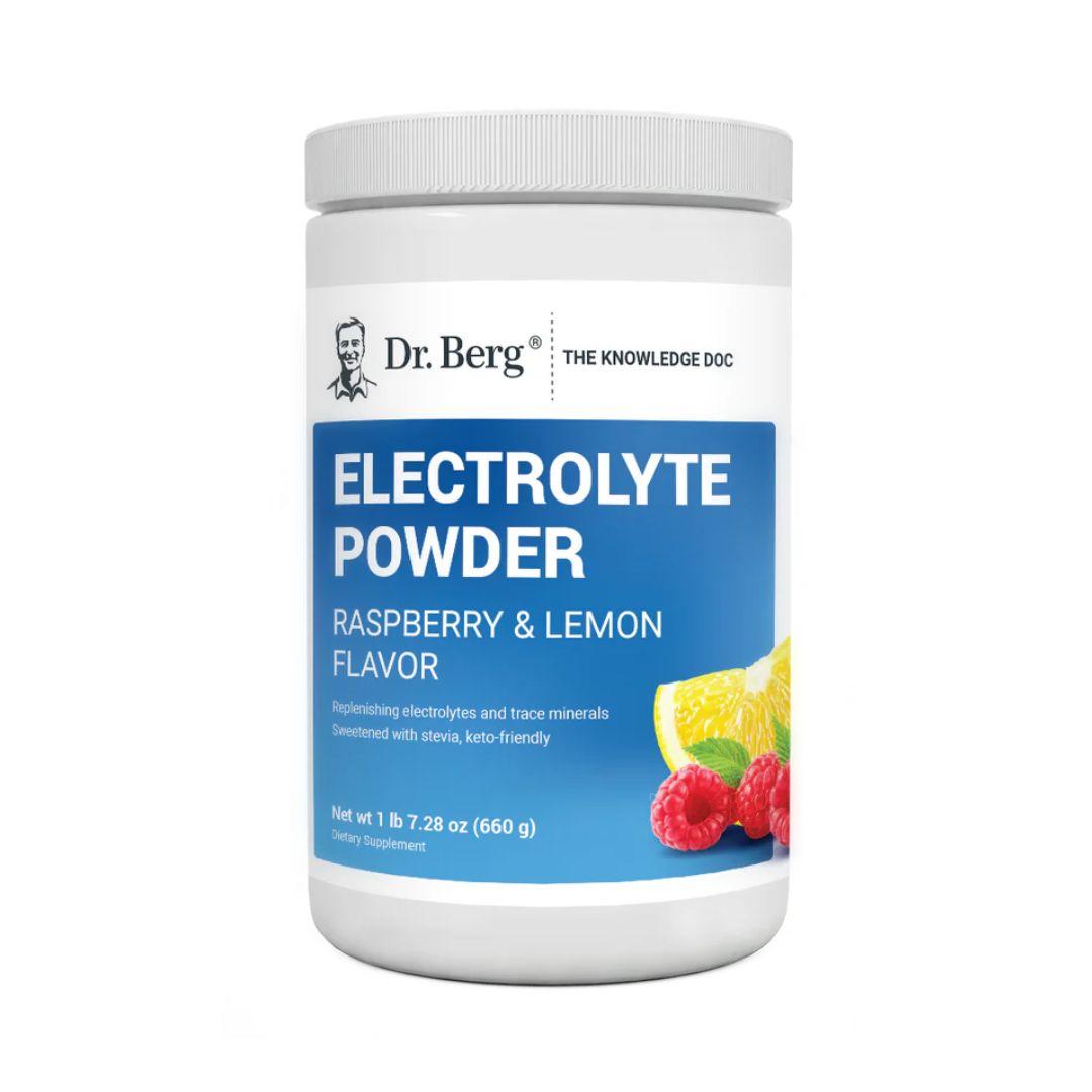 DR. BERG Electrolyte Powder – Raspberry Lemon