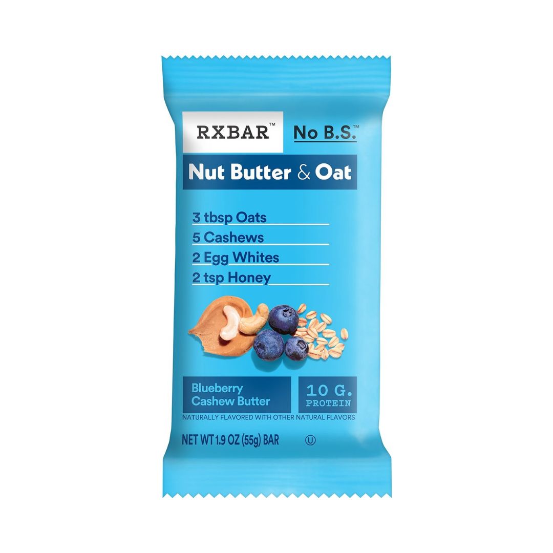 RXBAR Nut Butter & Oat Protein Bar – Blueberry Cashew Butter