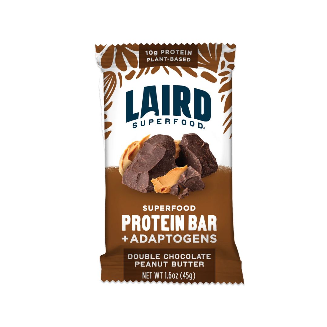 LAIRD SUPERFOOD Protein Bar – Double Chocolate Peanut Butter