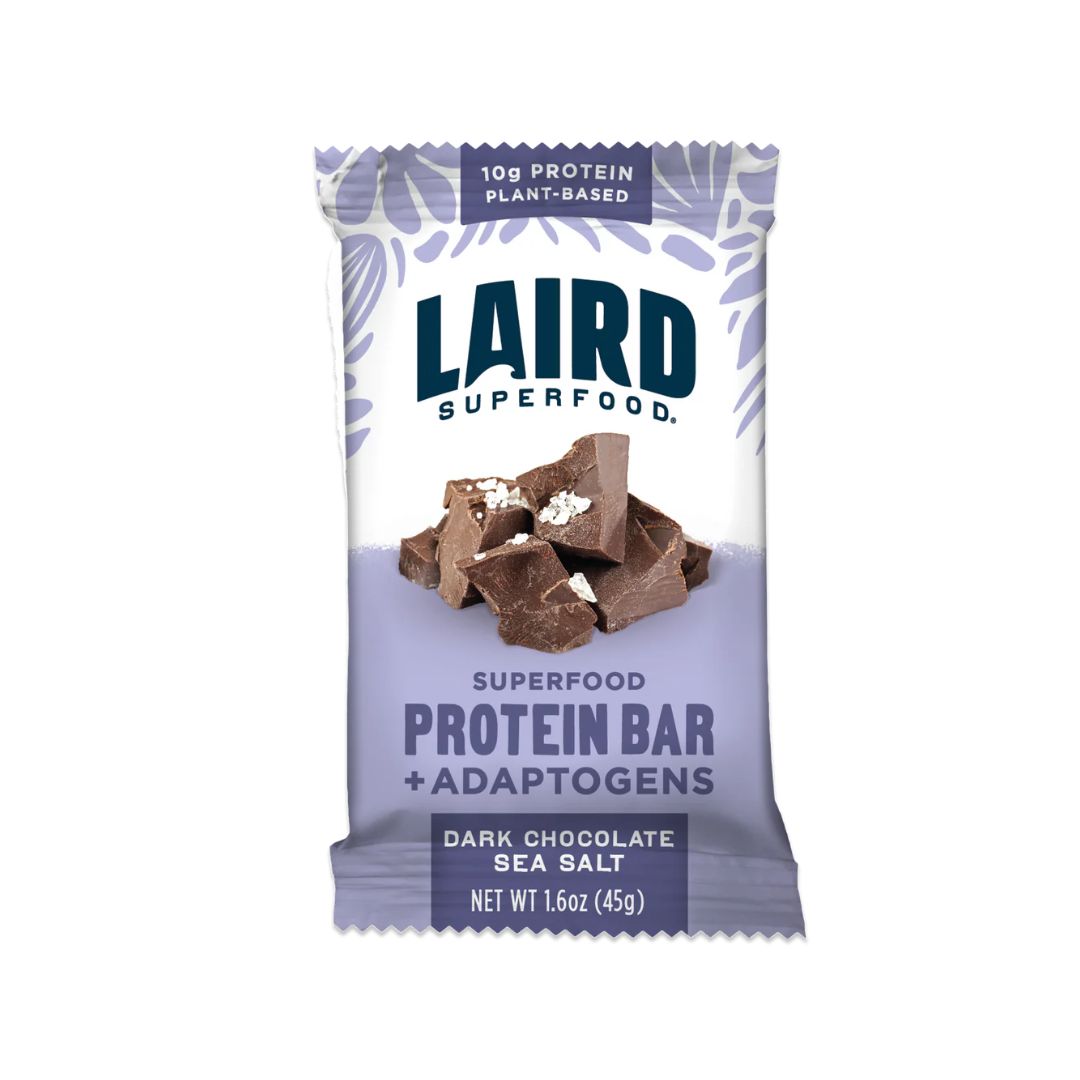 LAIRD SUPERFOOD Protein Bar – Dark Chocolate Sea Salt