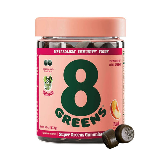 8GREENS Super Greens Gummies – Peach