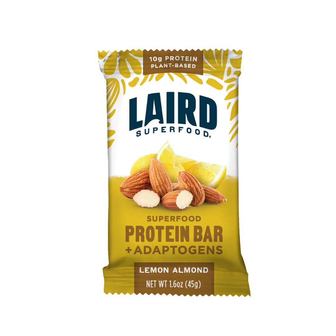 LAIRD SUPERFOOD Protein Bar – Lemon Almond