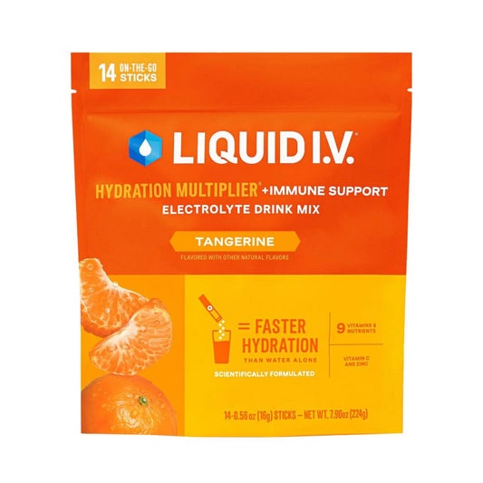 LIQUID I.V. Hydration Multiplier Immune Support Drink Mix – Tangerine