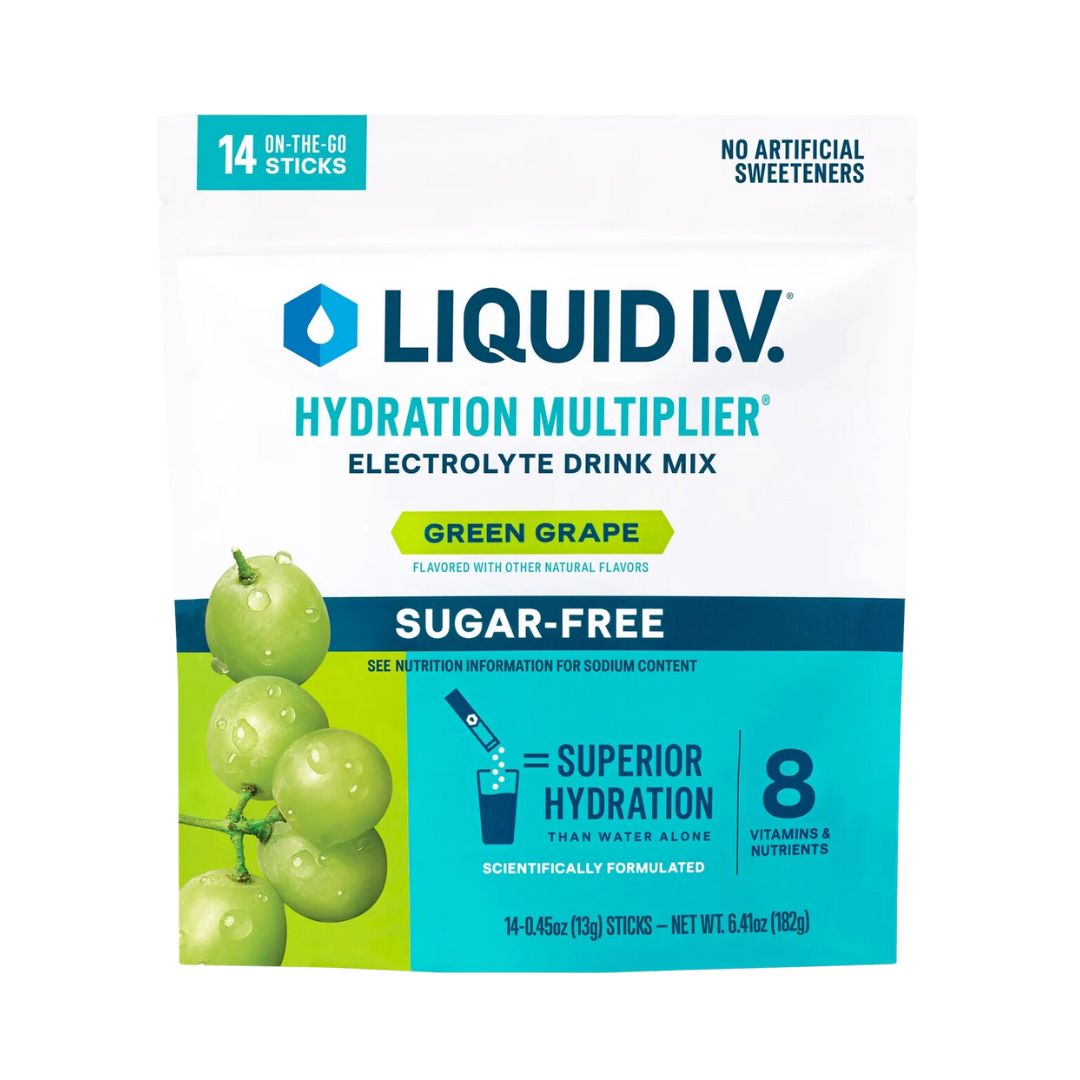 LIQUID I.V. Hydration Multiplier Sugar-Free Drink Mix – Green Grape