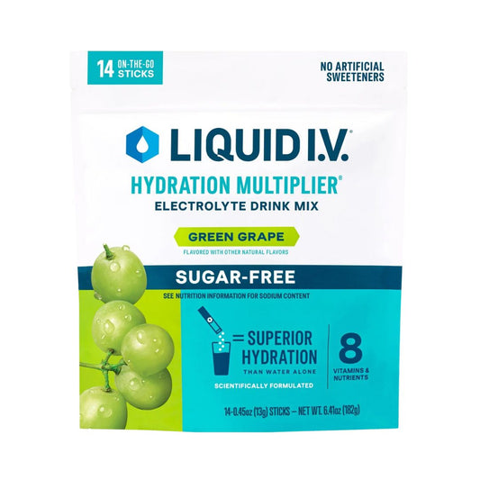 LIQUID I.V. Hydration Multiplier Sugar-Free Drink Mix – Green Grape