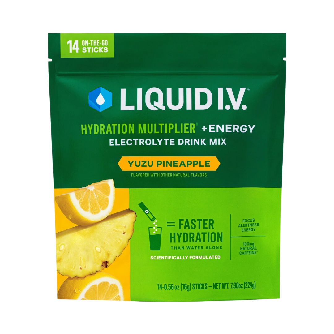 LIQUID I.V. Hydration Multiplier Energy Drink Mix – Yuzu Pineapple