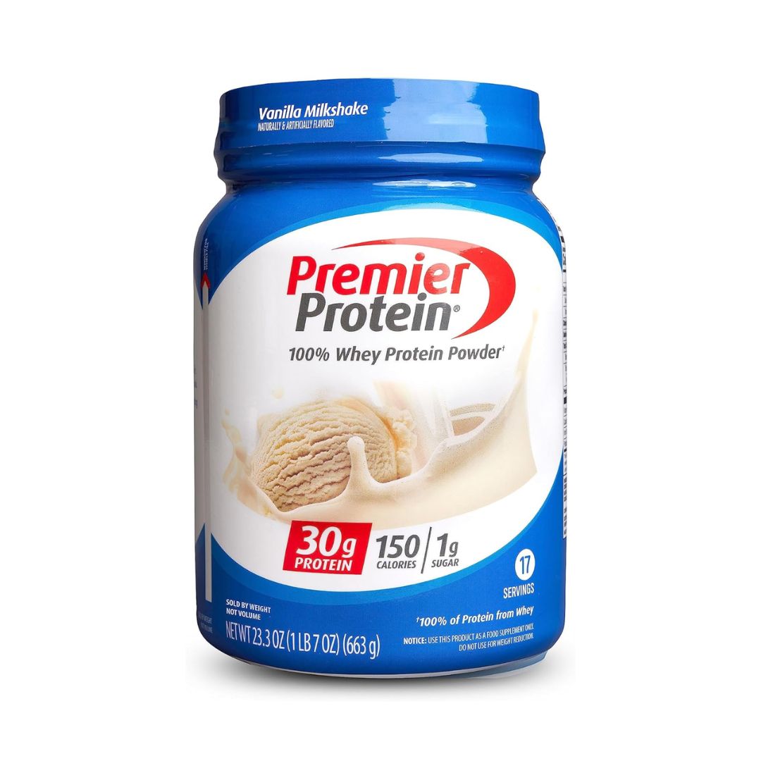 PREMIER PROTEIN 100% Whey Protein Powder – Vanilla Milkshake