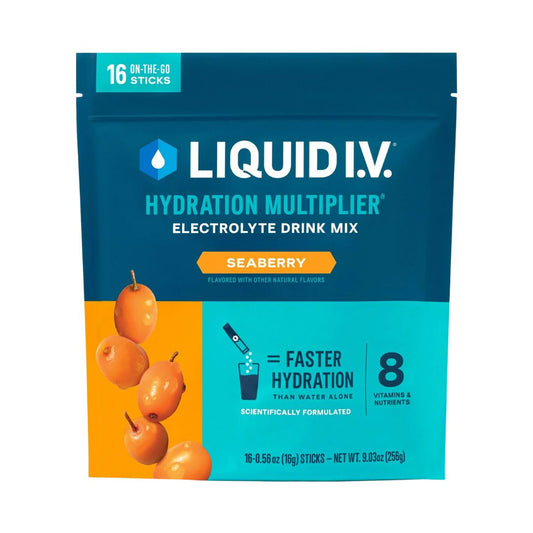 LIQUID I.V. Hydration Multiplier Drink Mix – Seaberry