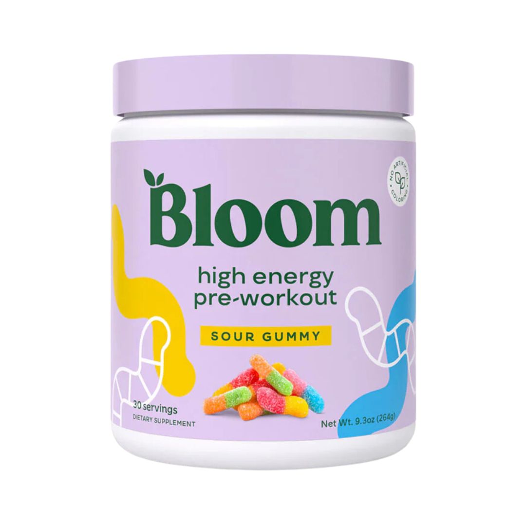 BLOOM NUTRITION High Energy Pre-workout – Sour Gummy