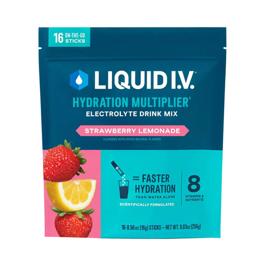 LIQUID I.V. Hydration Multiplier Drink Mix – Strawberry Lemonade