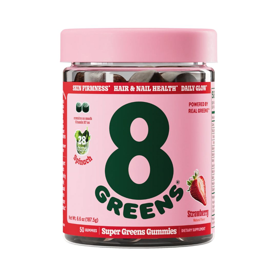 8GREENS Super Greens Gummies Beauty – Strawberry