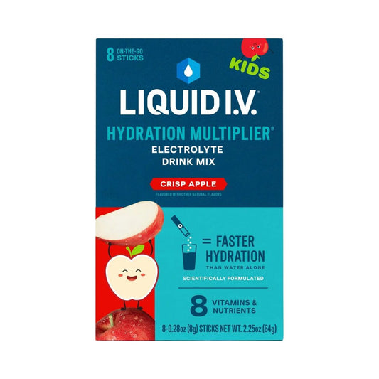 LIQUID I.V. Hydration Multiplier Kids Drink Mix – Crisp Apple