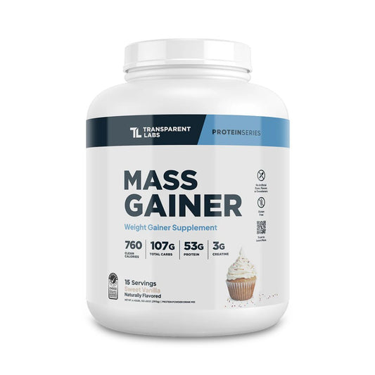 TRANSPARENT LABS Mass Gainer – Sweet Vanilla