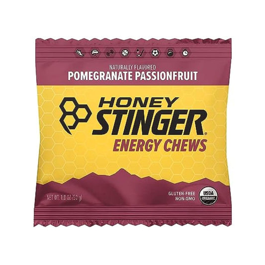 HONEY STINGER Energy Chews – Pomegranate Passionfruit