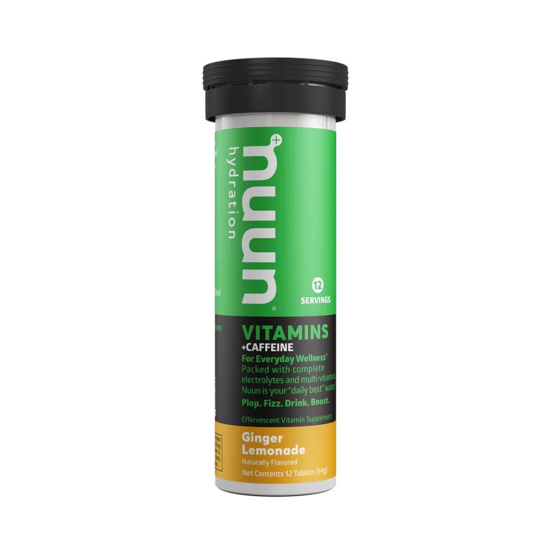 NUUN Vitamins Tablets – Ginger Lemonade + Caffeine