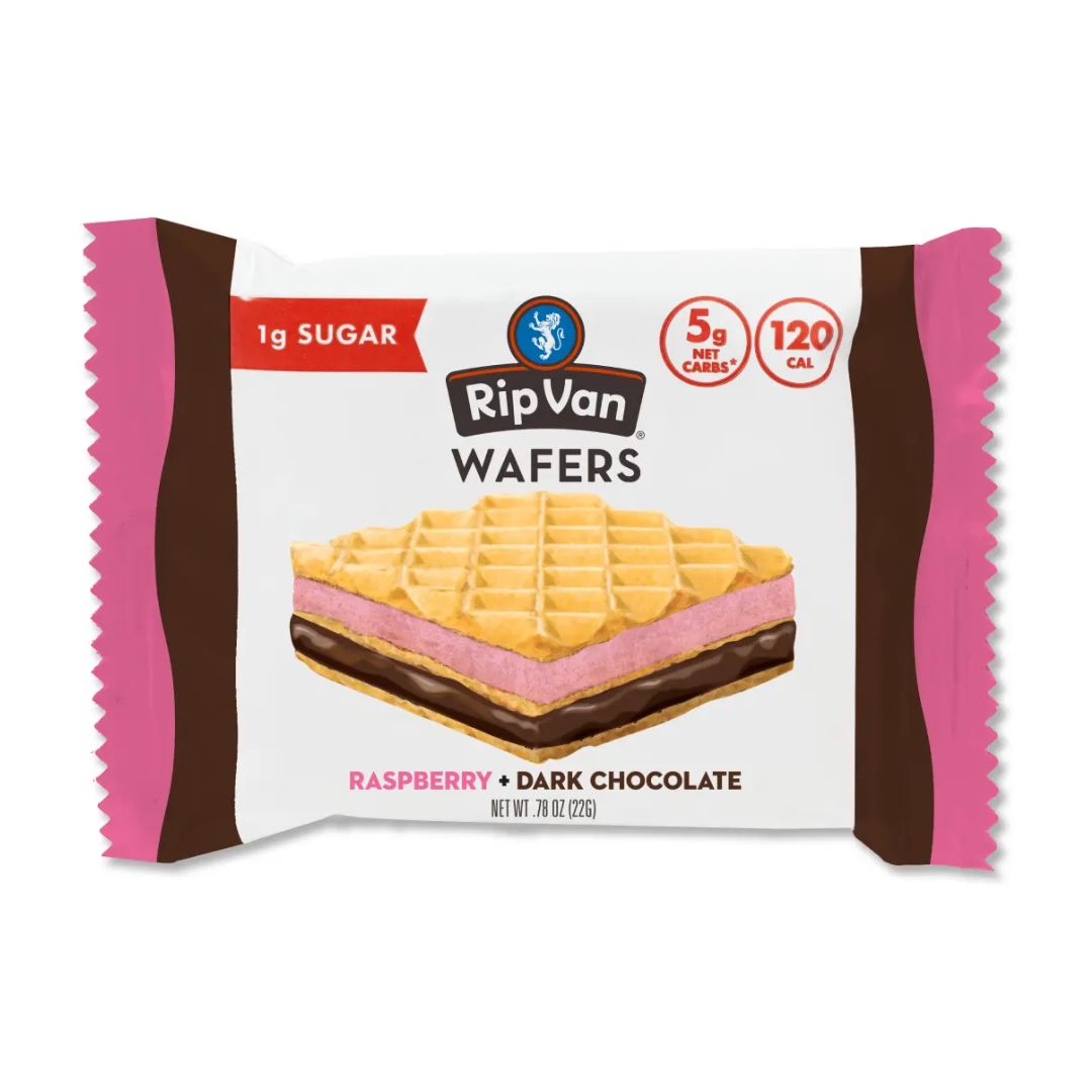 RIP VAN Wafers – Raspberry + Dark Chocolate