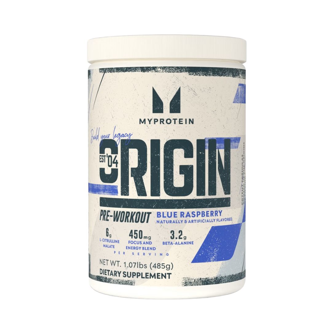 MYPROTEIN Origin Pre-Workout – Blue Raspberry