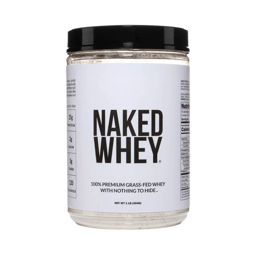 NAKED NUTRITION Grass Fed Whey Protein Powder – Unflavored