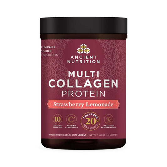 ANCIENT NUTRITION Multi Collagen Protein – Strawberry Lemonade