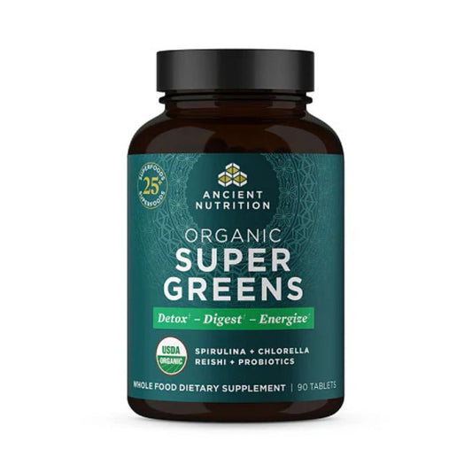 ANCIENT NUTRITION Organic SuperGreens Tablets