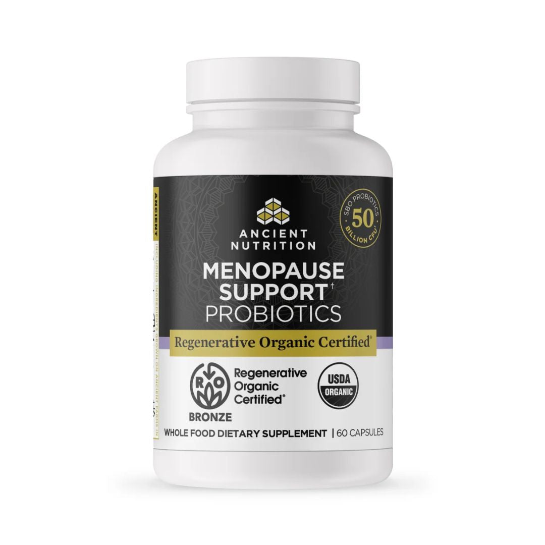 ANCIENT NUTRITION Regenerative Organic Certified Menopause Support Probiotics