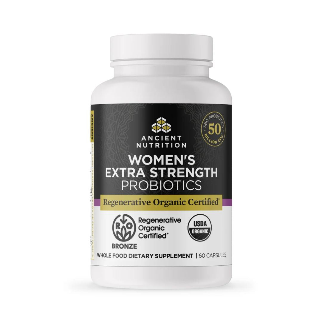 ANCIENT NUTRITION Regenerative Organic Certified Women's Extra Strength Probiotics