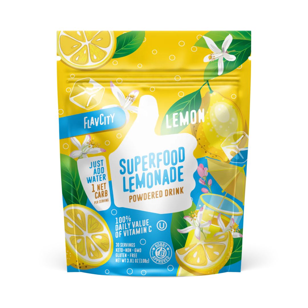 FLAVCITY Superfood Lemonade – Lemon