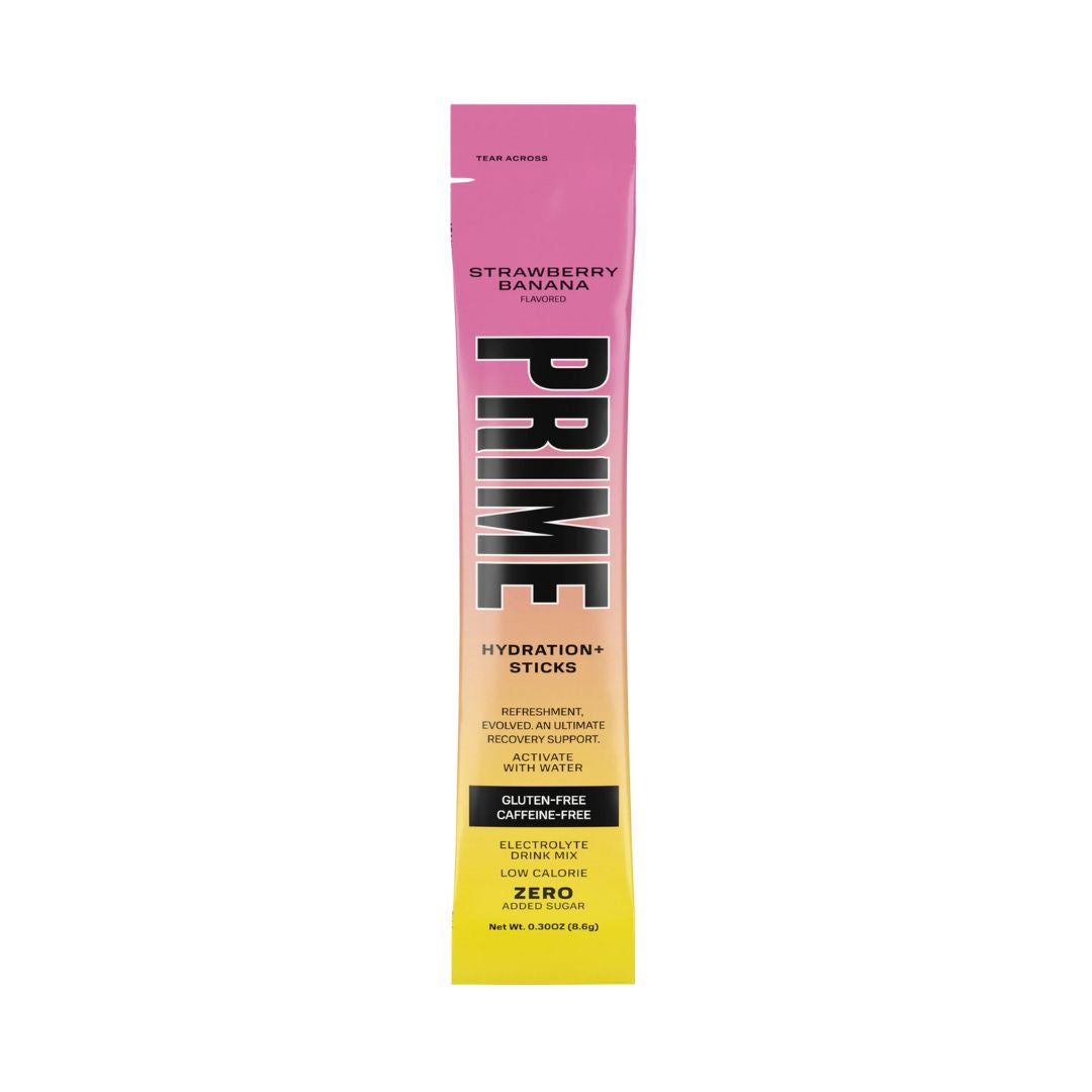 PRIME Hydration+ Sticks – Strawberry Banana