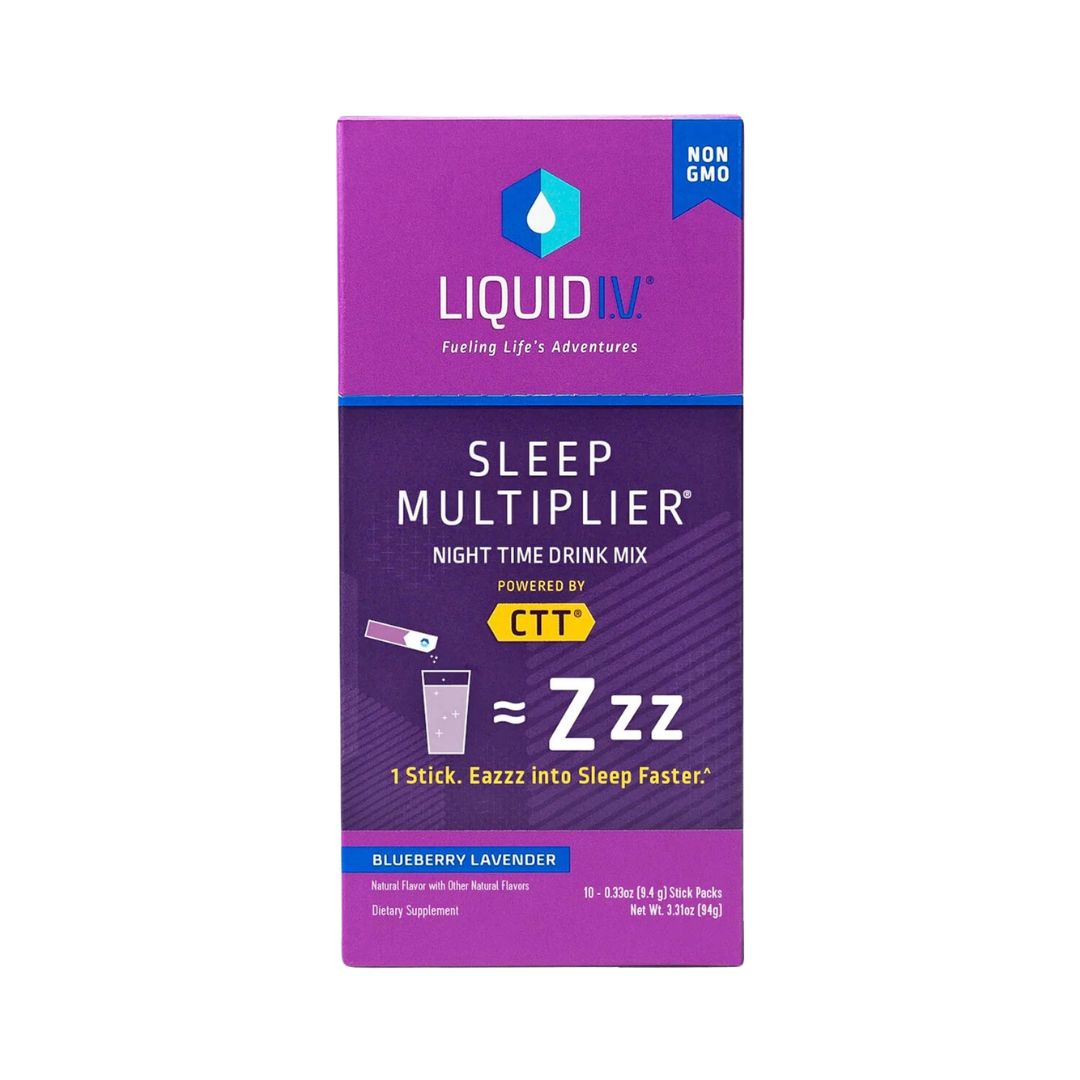 LIQUID I.V. Hydration Multiplier Sleep Drink Mix – Blueberry Lavender