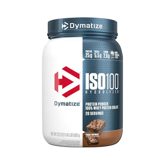 DYMATIZE ISO100 Protein Powder – Fudge Brownie