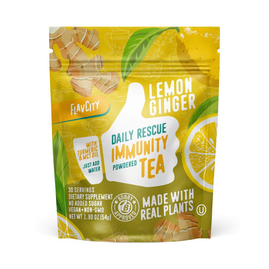 FLAVCITY Immunity Tea – Lemon Ginger