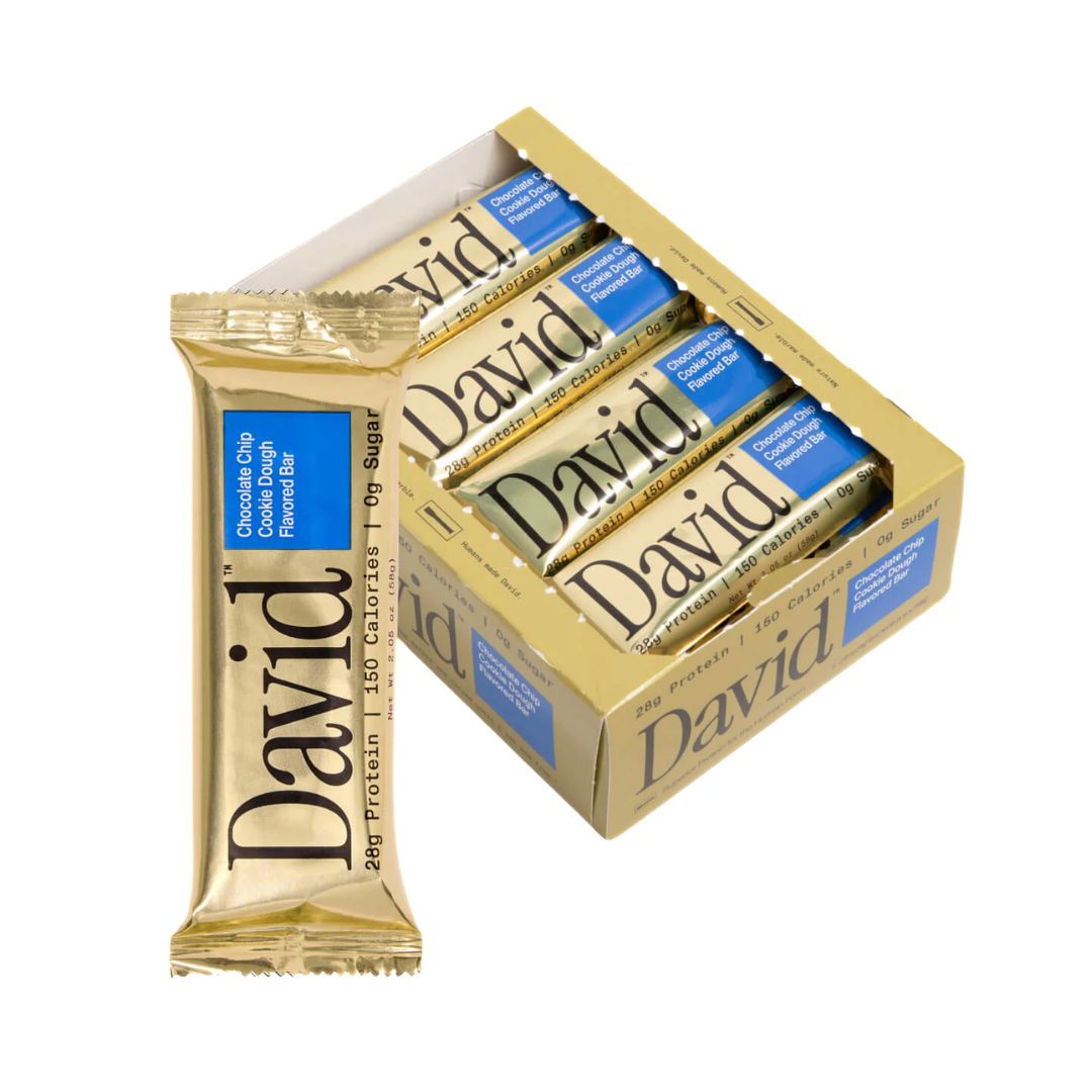 DAVID Protein Bar – Chocolate Chip Cookie Dough