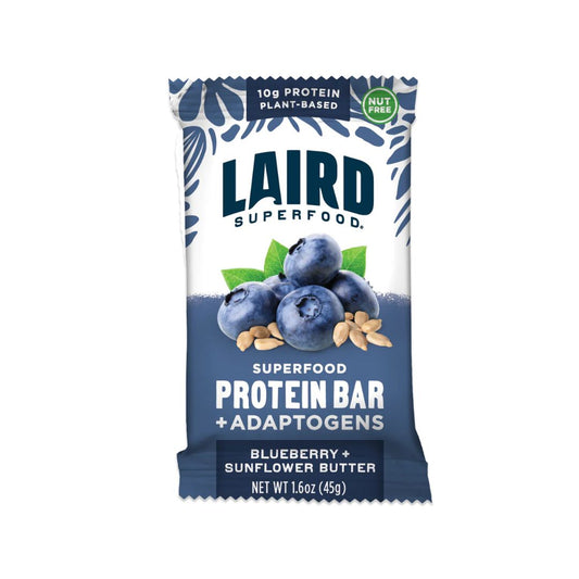 LAIRD SUPERFOOD Protein Bar – Blueberry + Sunflower Butter