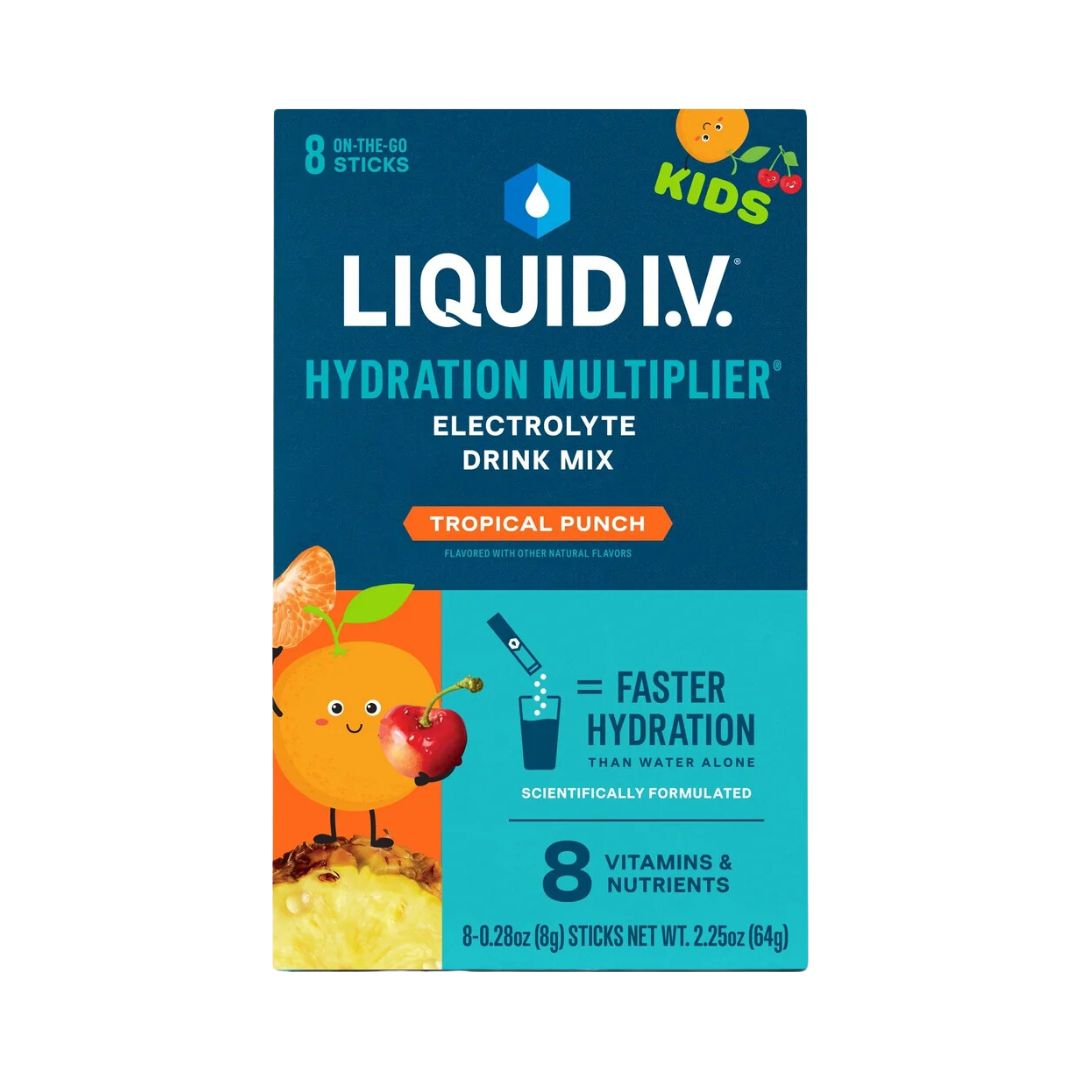 LIQUID I.V. Hydration Multiplier Kids Drink Mix – Tropical Punch