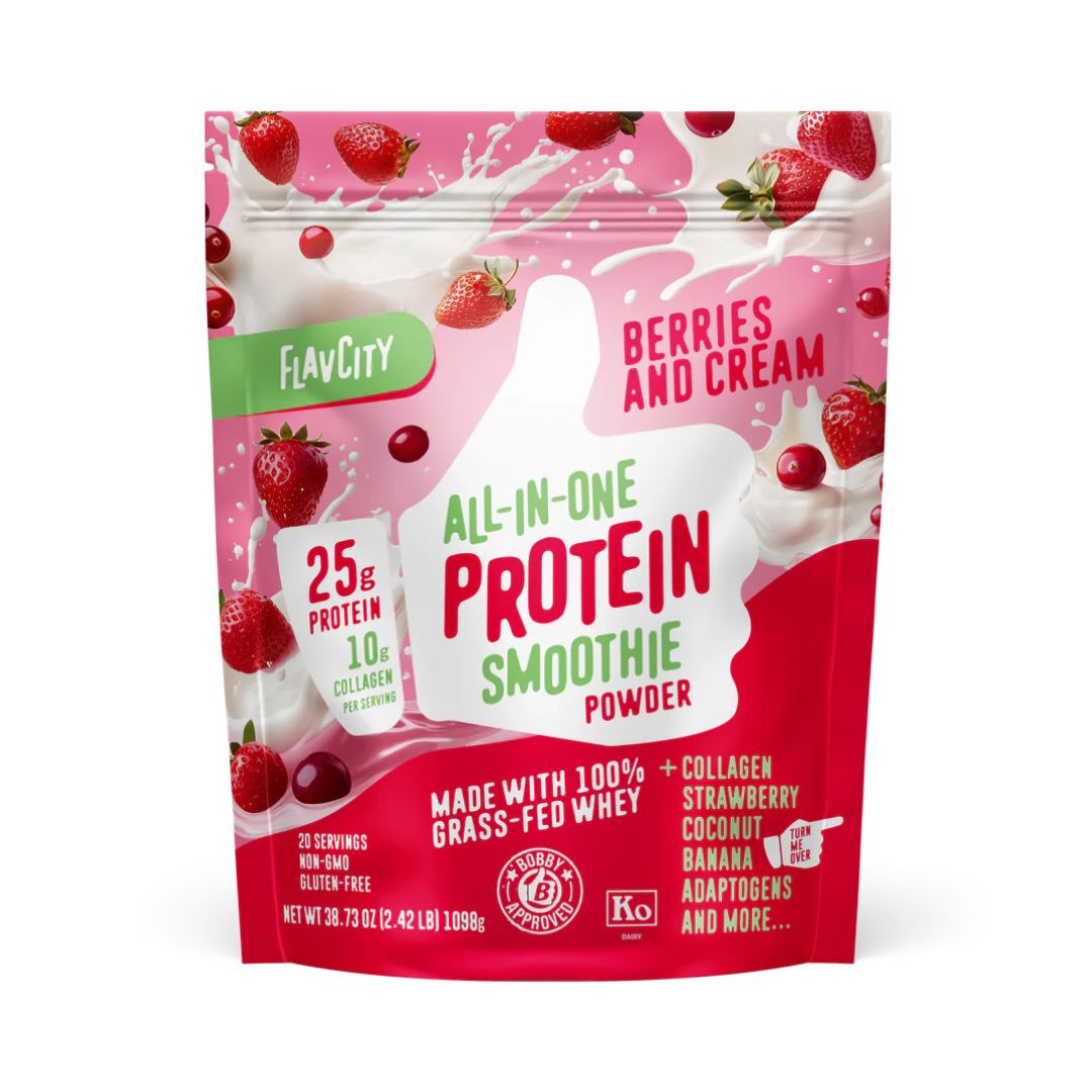 FLAVCITY Protein Smoothie – Berries & Cream