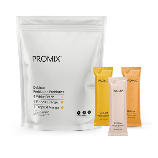 PROMIX NUTRITION Debloat Prebiotic + Probiotic – Variety Pack