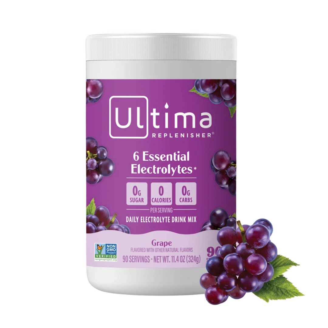 ULTIMA REPLENISHER Daily Electrolyte Drink Mix – Grape – 90 Servings