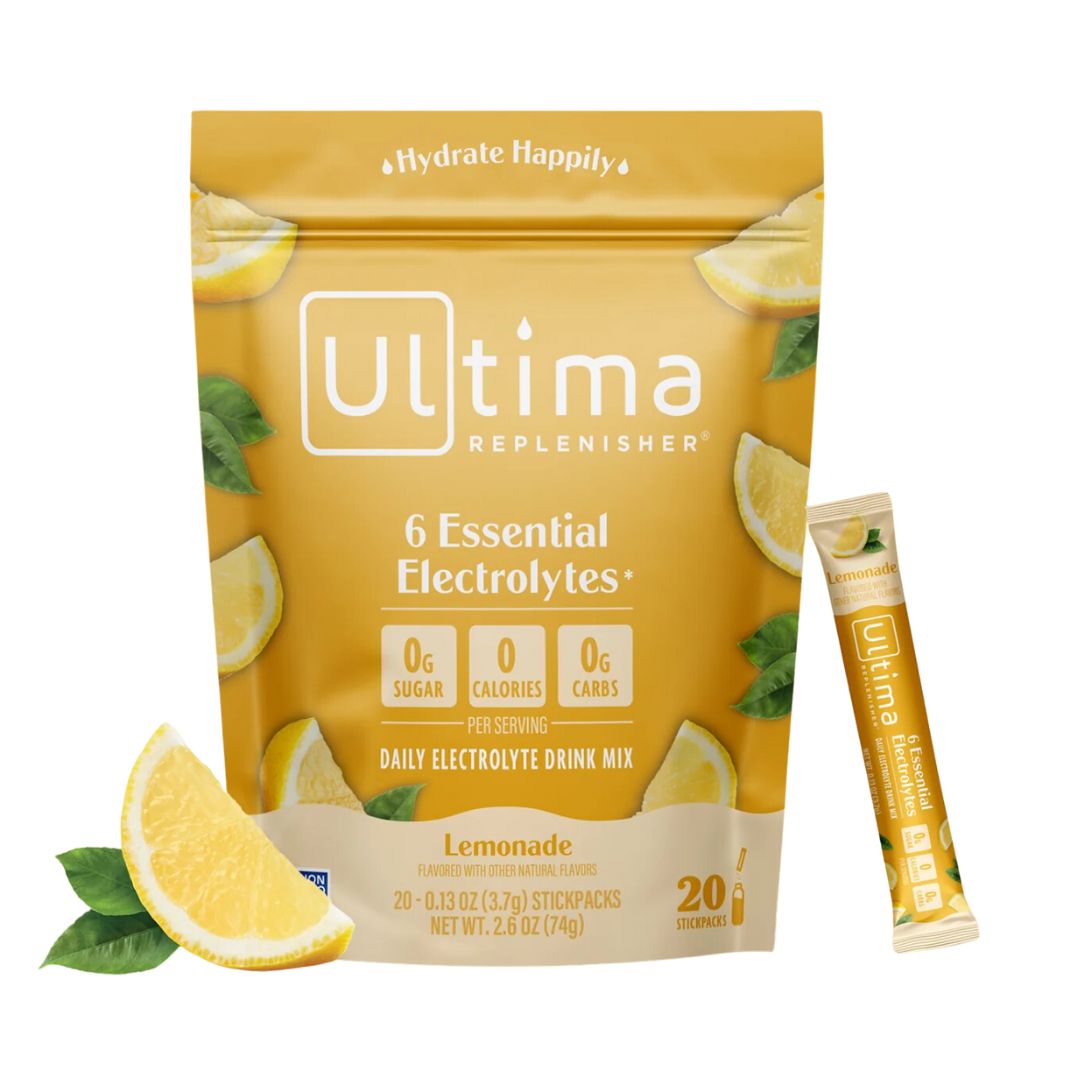 ULTIMA REPLENISHER Daily Electrolyte Drink Mix – Lemonade – 20 Servings