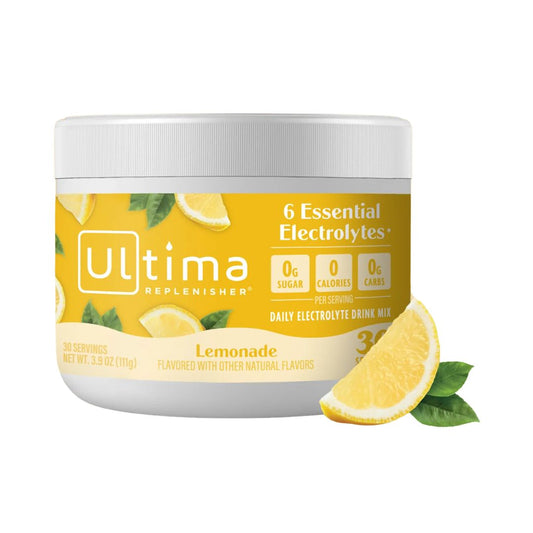 ULTIMA REPLENISHER Daily Electrolyte Drink Mix – Lemonade – 30 Servings