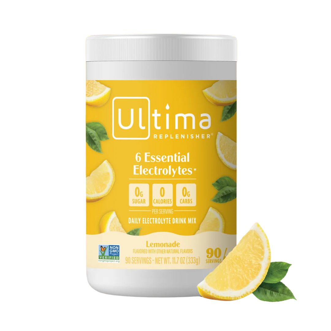 ULTIMA REPLENISHER Daily Electrolyte Drink Mix – Lemonade – 90 Servings